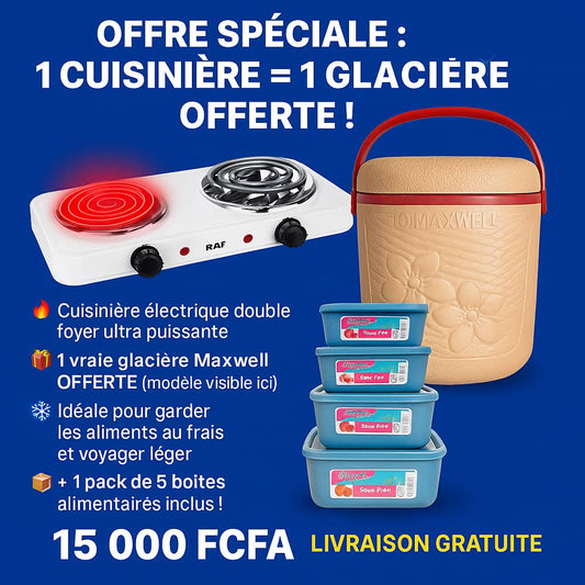 Cuisinière électrique Double Foyer
